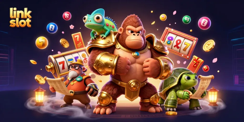 Engage with dynamic link slot gameplay featuring colorful lottery and slot elements