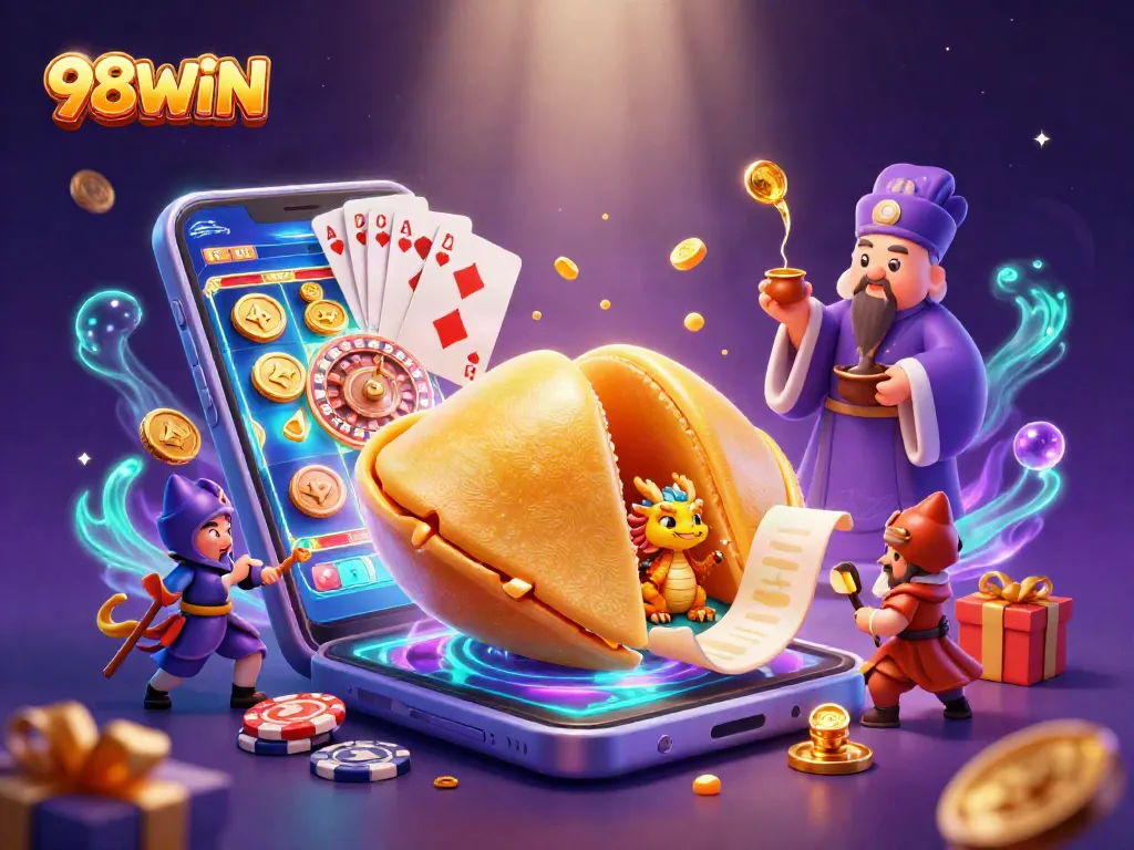 Experience thrilling winning moments at 98WIN with a fantastic casino scene.