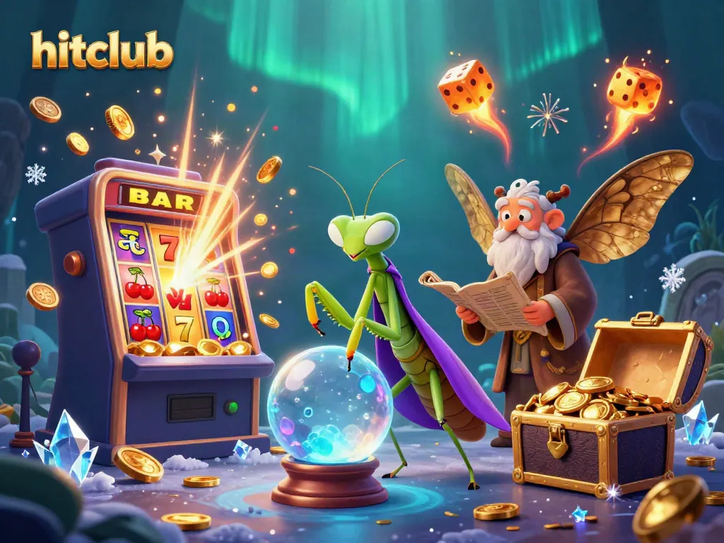 Experience hitclub's thrilling jackpot scene featuring whimsical characters and exciting casino elements.