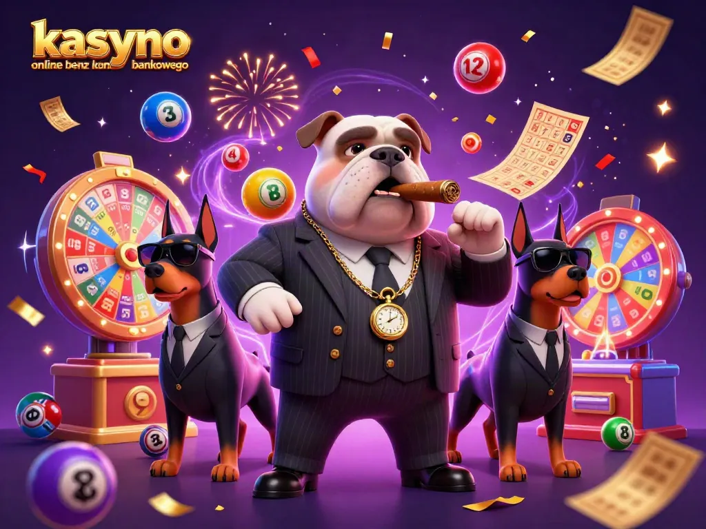 Experience thrilling gameplay at kasyno online bez konta bankowego with colorful lottery balls and dynamic casino elements.