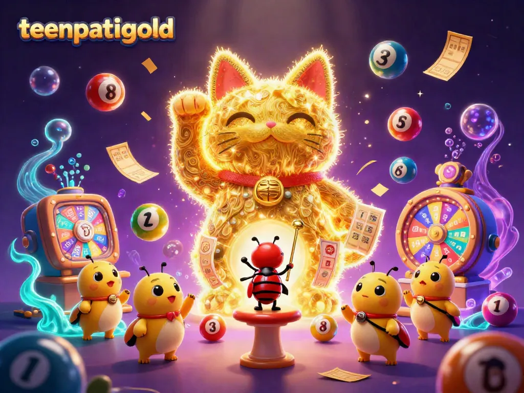 Engage with the vibrant world of teenpatiigold featuring dynamic casino-themed characters and elements.