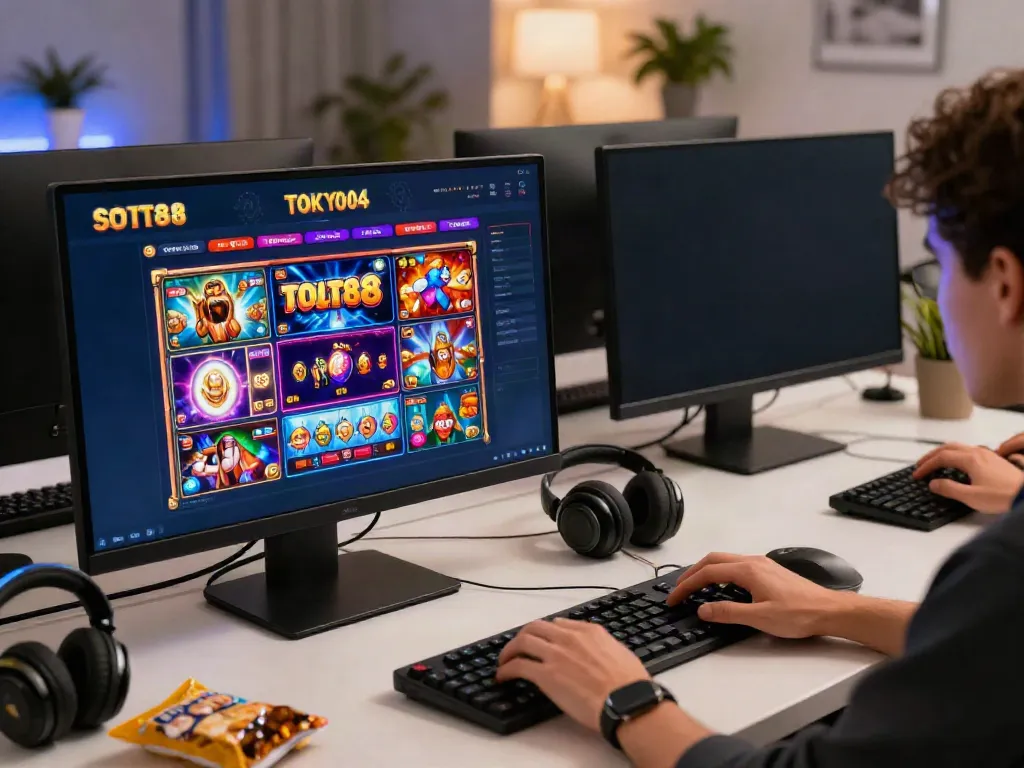 Engaging site interface for server Thailand with vibrant slot games and player interaction.