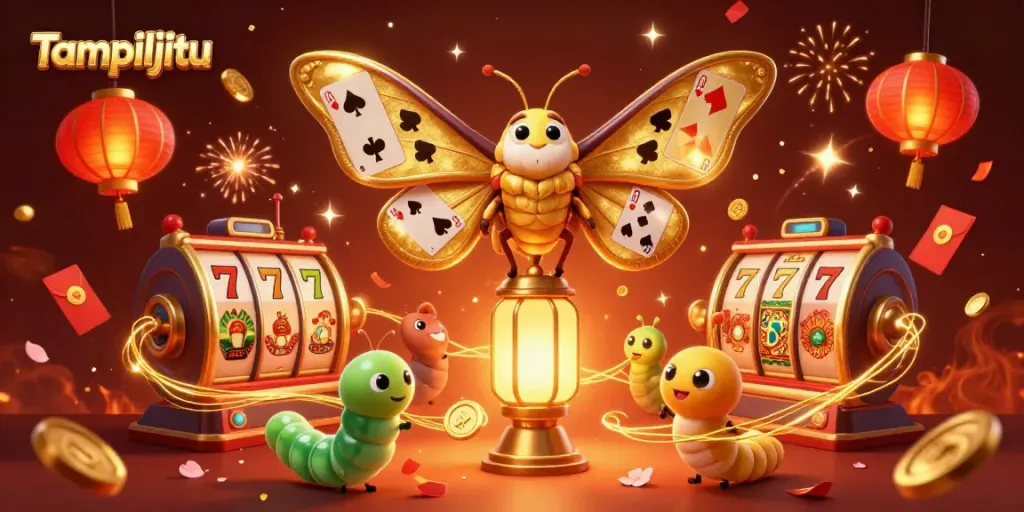 Experience Tampiljitu's exciting slot games with vibrant 3D illustrations and rich casino scenes.
