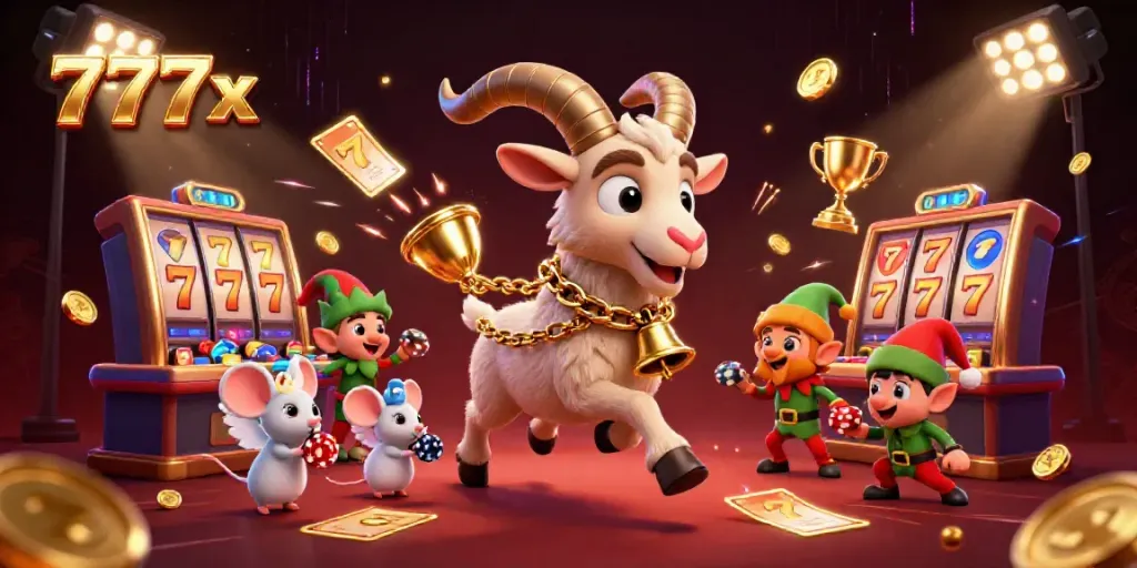 Experience the thrilling casino world of 777x, featuring engaging characters and dynamic slot games.