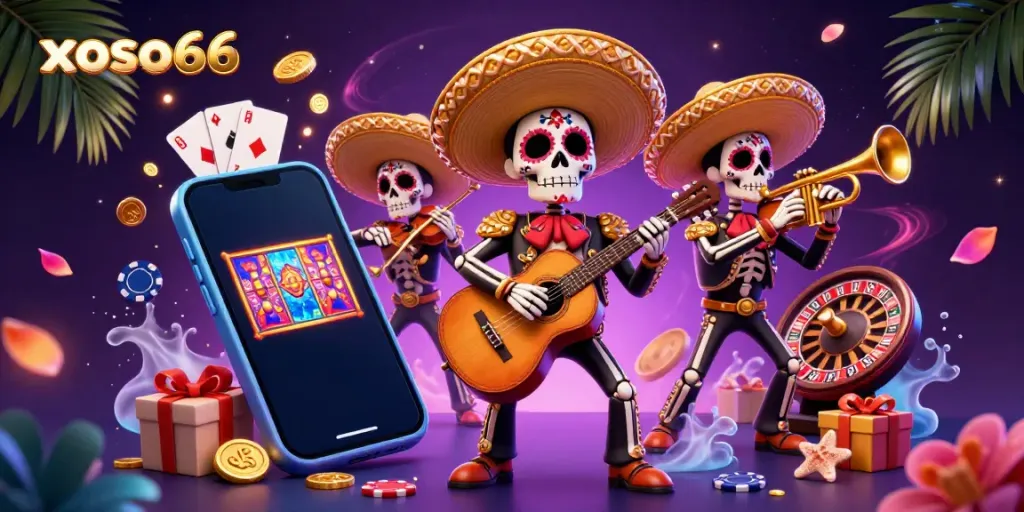 Experience thrilling gameplay at xoso66 with colorful slot games and interactive mariachi entertainment.