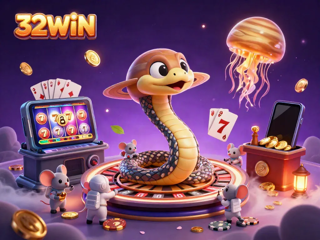 32WIN invites bettors to enjoy an immersive casino experience with vibrant slot games and rich visuals.