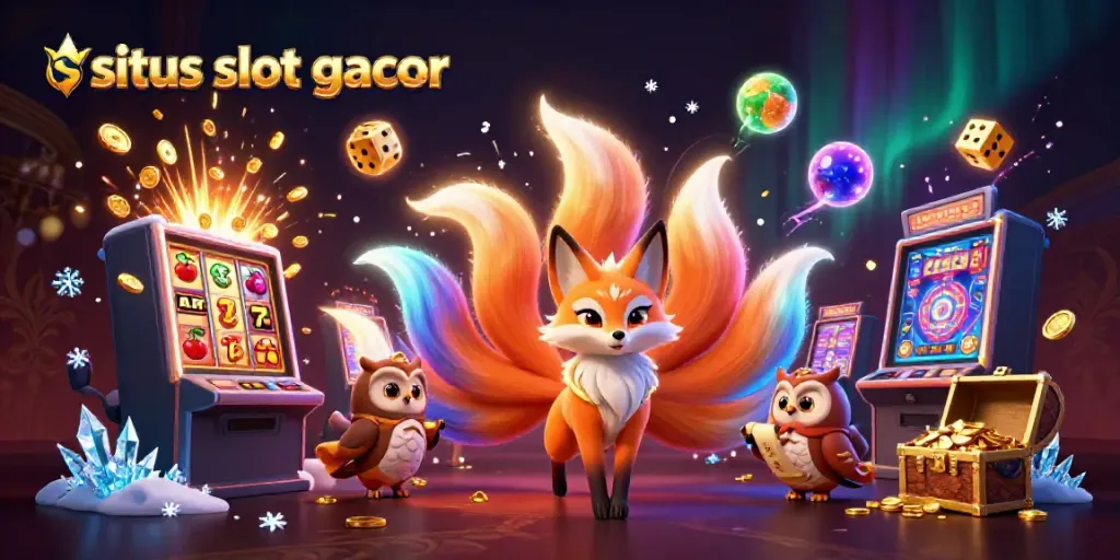 Experience thrilling wins at situs slot gacor with vibrant 3D casino characters and action-packed gaming elements.