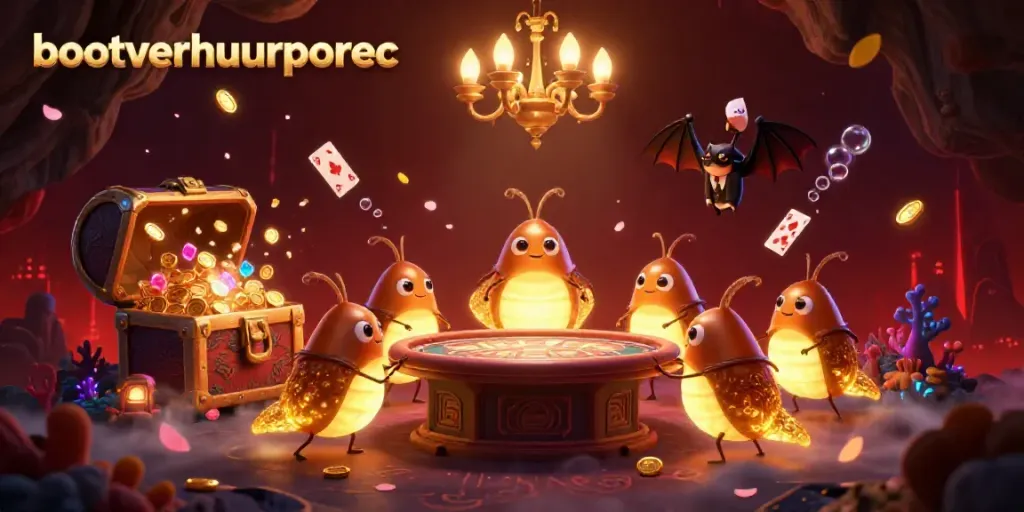 Experience the bootverhuurporec casino adventure with glowing glowworms and a bat dealer.