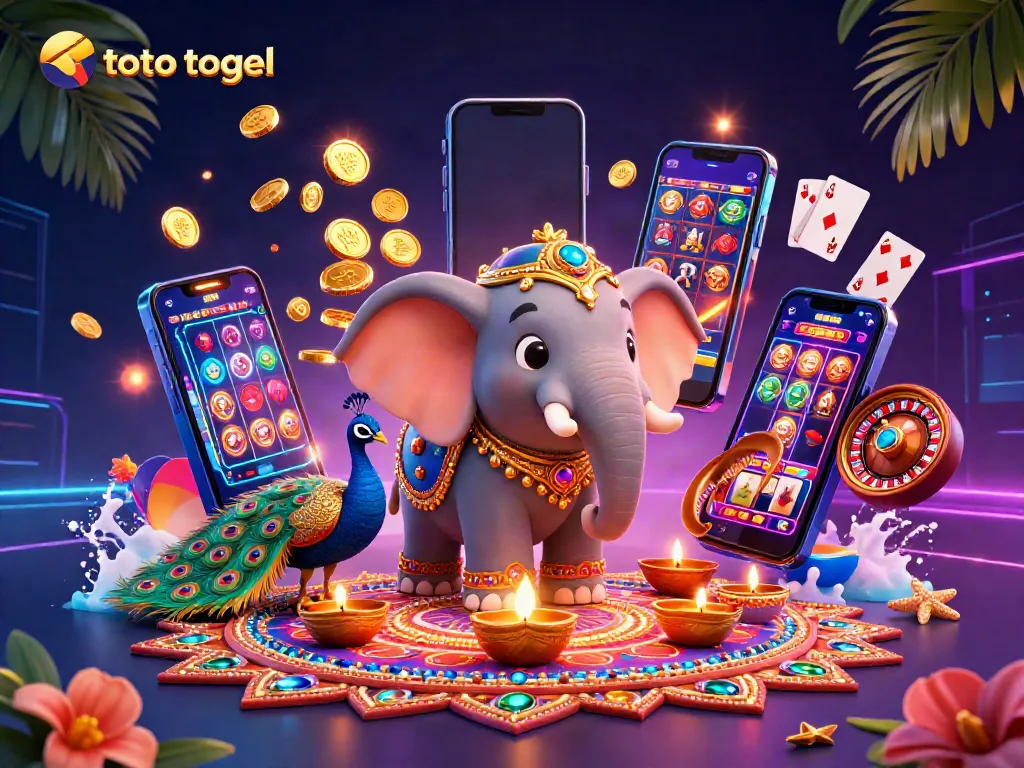 Toto togel menyediakan pengalaman bermain interaktif dengan karakter kartun berwarna cerah di dalam suasana kasino yang menawan.