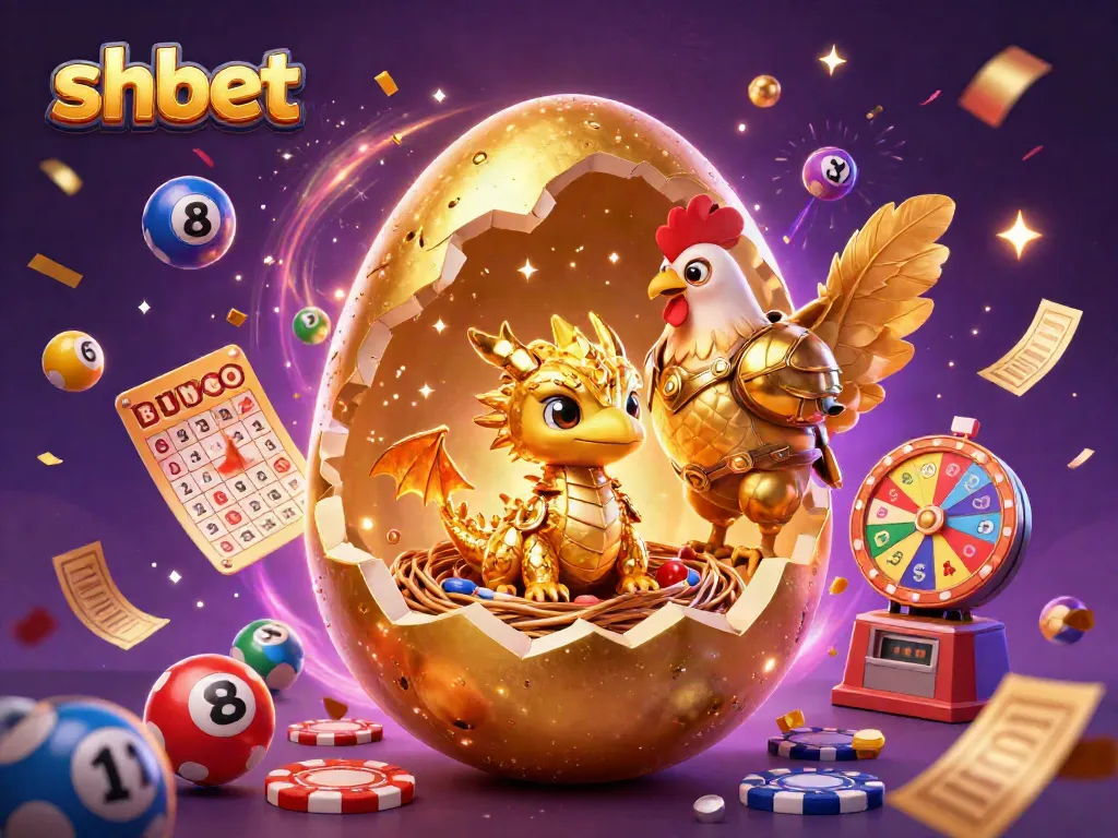 Experience shbet's excitement with a golden dragon and poker chips in a stunning casino-themed scene.