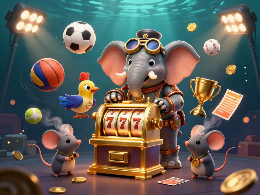 Experience the vibrant sv66 casino scene with steampunk characters and dynamic sports elements.