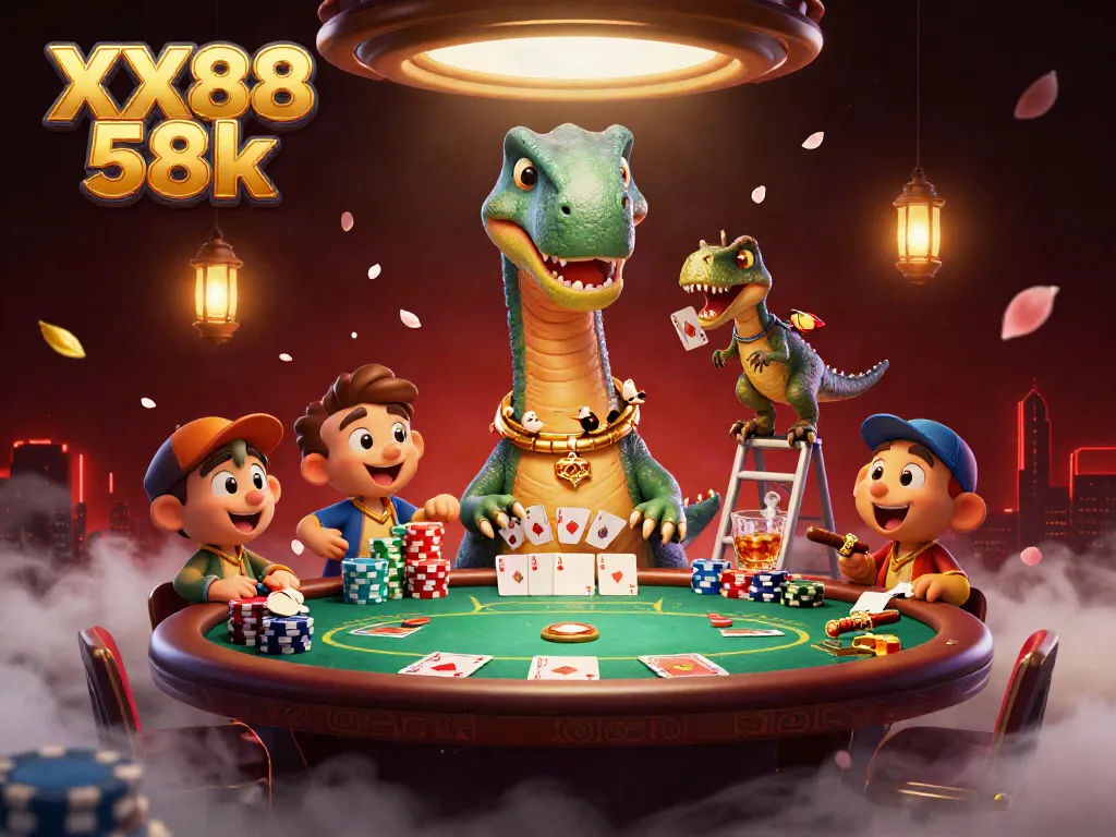 Experience thrilling gameplay at XX88 58k casino with dynamic poker action and vibrant elements.