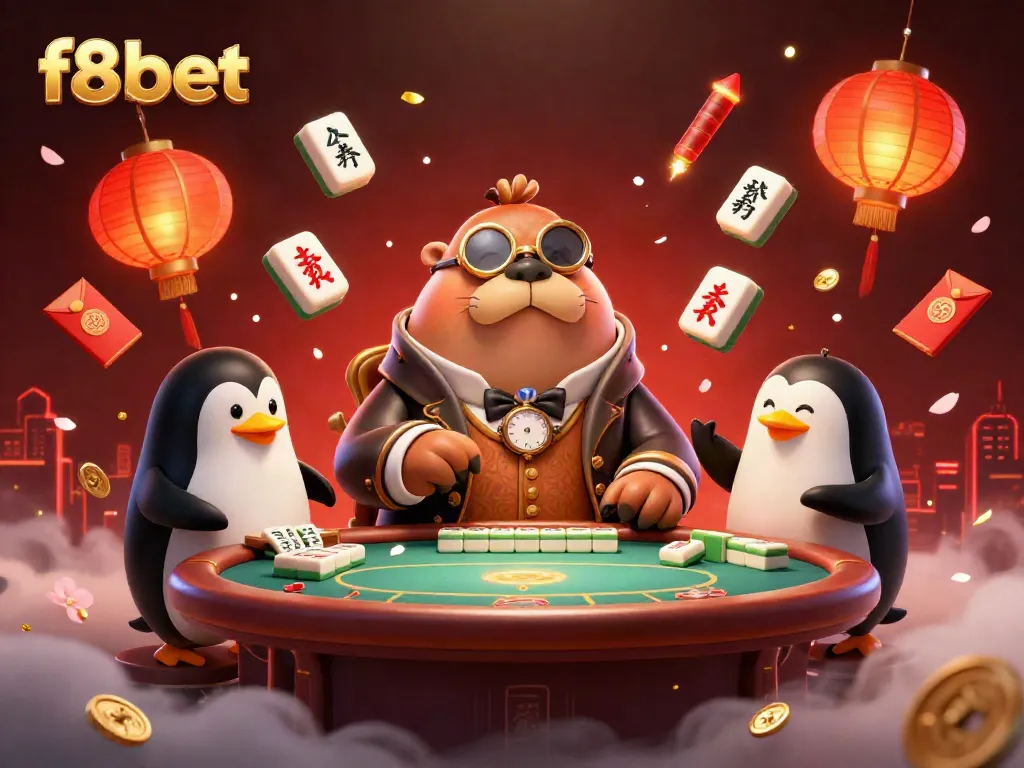 Watch the jolly walrus and friends play poker at F8BET's underwater casino in vibrant detail.