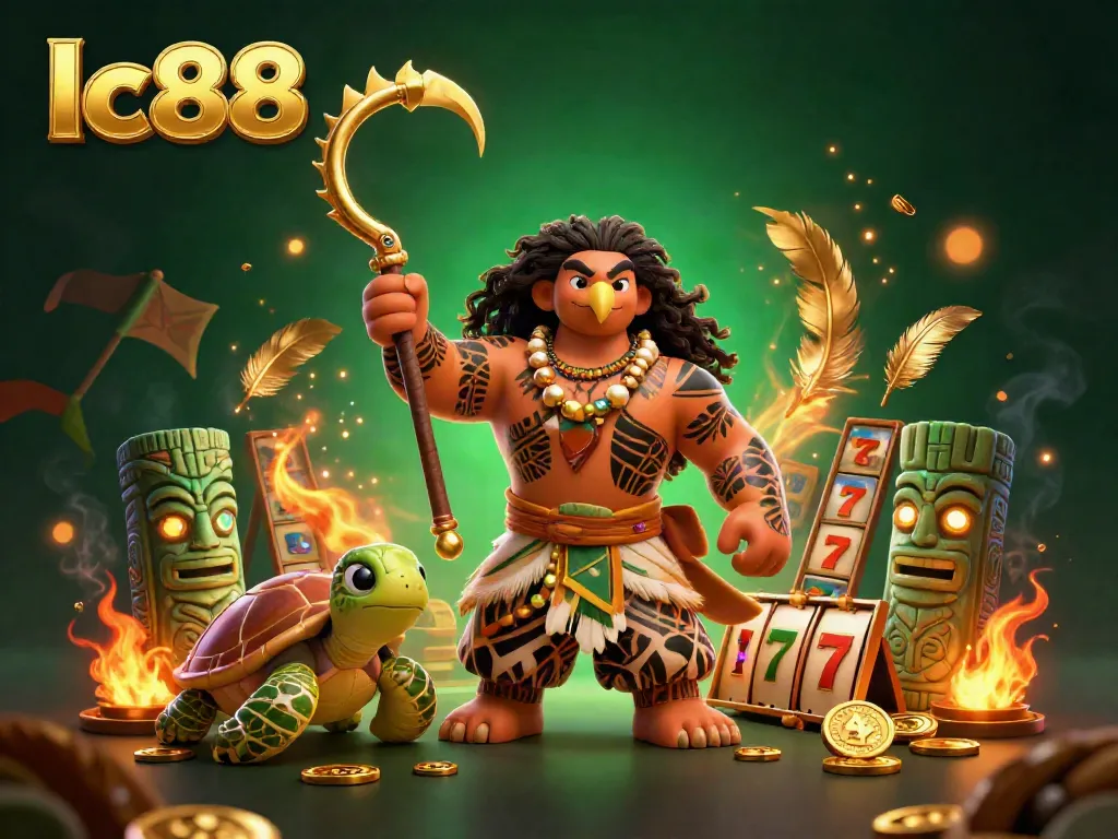 Experience the thrilling lc88 gaming atmosphere with our vibrant 3D illustration showcasing winning slot elements and dynamic characters.