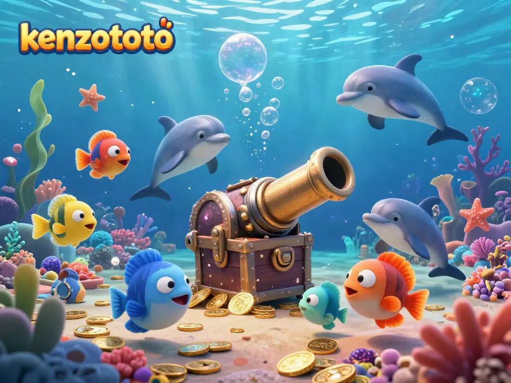 Engage with the thrilling underwater action of the kenzototo fish shooting game featuring colorful sea creatures.