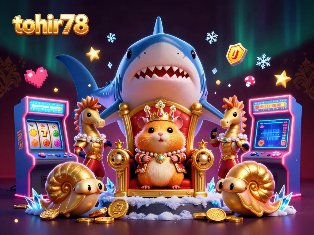 Join the golden hamster king and seahorse guards in thrilling tohir78 casino adventures!