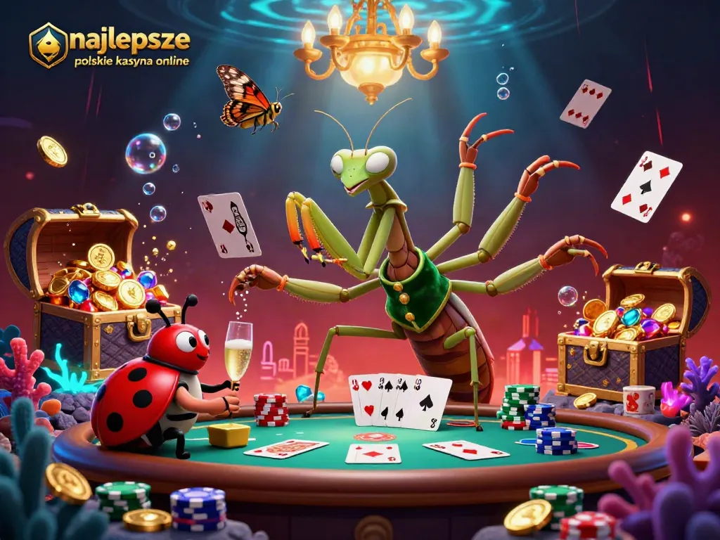 Experience the thrill of najlepsze polskie kasyna online with vibrant characters and lively casino action.